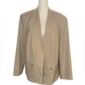 Calvin Klein Women's Tan Blazer Size 20W